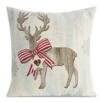 Poszewka gobelinowa świąteczna Renifer