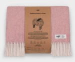 Koc wełniany ALPAK Delikatny Róż