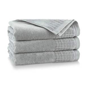 Ręcznik z bawełny egipskiej Paulo_3 Jasny Grafit