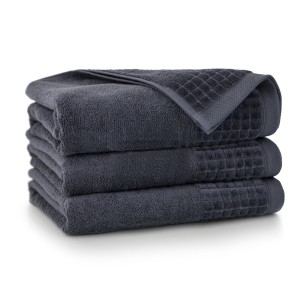 Ręcznik z bawełny egipskiej Paulo_3 Grafitowy