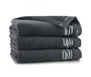 Ręcznik z bawełny egipskiej Grafik Grafitowy 