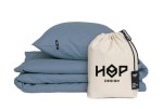 Pościel bawełniana PURE Szaroniebieska HOP DESIGN