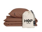 Pościel bawełniana PURE Rdzawy Brąz HOP DESIGN