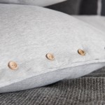 Poszewka na poduszkę Senne Marzenie Szary Melanż