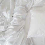 Prześcieradło z gumką satynowe Białe