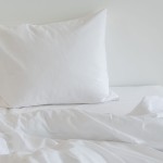 Poszewka na poduszkę satynowa Biała