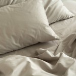 Poszewka na poduszkę satynowa Beżowa