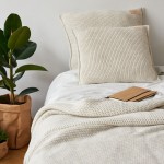 Poszewka na poduszkę Mała Wełniana Bezowa