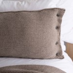 Poszewka na poduszkę Klasyczna Premium Beżowa